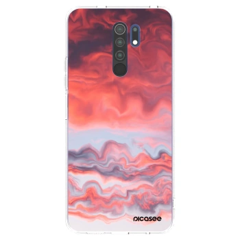 Picasee silikonska prozirna maskica za Xiaomi Redmi 9 - Sunset