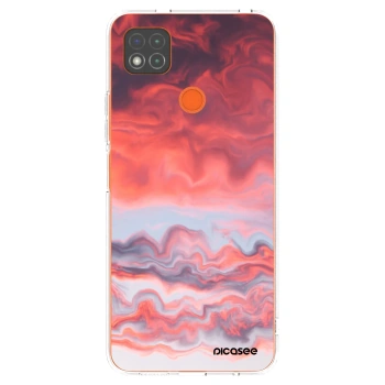 Picasee silikonska prozirna maskica za Xiaomi Redmi 9C - Sunset