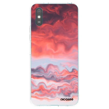 Picasee silikonska prozirna maskica za Xiaomi Redmi 9A - Sunset