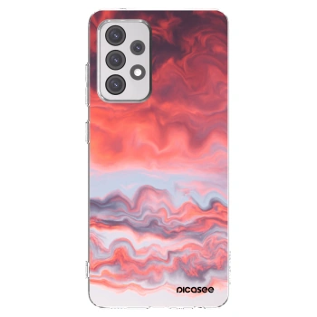 Picasee silikonska prozirna maskica za Samsung Galaxy A52 5G A525F - Sunset