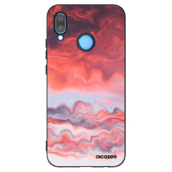 Picasee crna silikonska maskica za Huawei P20 Lite - Sunset