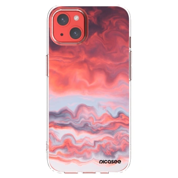 Picasee silikonska prozirna maskica za Apple iPhone 13 - Sunset