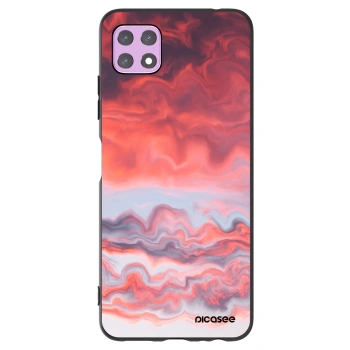 Picasee crna silikonska maskica za Samsung Galaxy A22 A226B 5G - Sunset