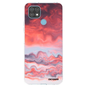 Picasee silikonska prozirna maskica za Realme C21 - Sunset