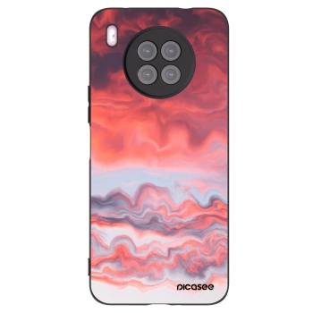 Picasee crna silikonska maskica za Huawei Nova 8i - Sunset