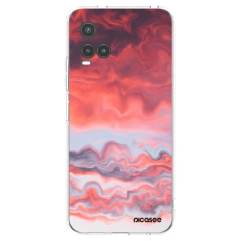 Picasee silikonska prozirna maskica za Vivo Y33s - Sunset
