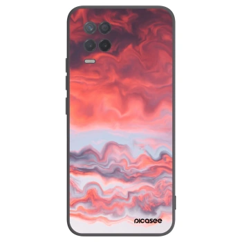 Picasee crna silikonska maskica za Realme 8 5G - Sunset