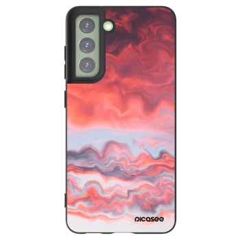 Picasee crna silikonska maskica za Samsung Galaxy S21 FE 5G - Sunset