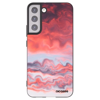 Picasee crna silikonska maskica za Samsung Galaxy S22+ 5G - Sunset