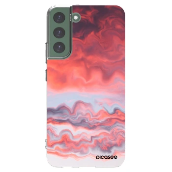 Picasee silikonska prozirna maskica za Samsung Galaxy S22+ 5G - Sunset