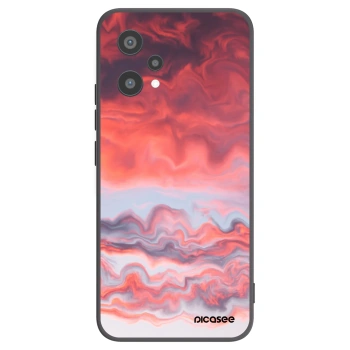 Picasee crna silikonska maskica za Realme 9 Pro 5G - Sunset