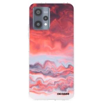 Picasee silikonska prozirna maskica za Realme 9 Pro 5G - Sunset