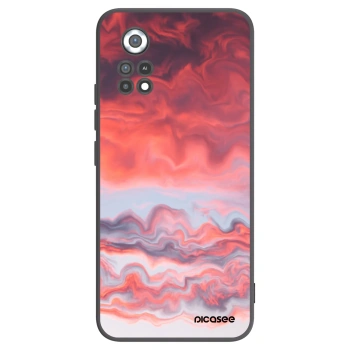 Picasee crna silikonska maskica za Xiaomi Poco X4 Pro 5G - Sunset