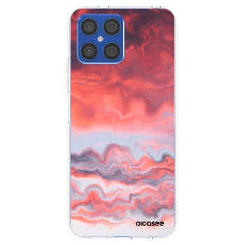 Picasee silikonska prozirna maskica za Honor X8 4G - Sunset
