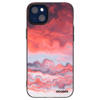 Picasee crna silikonska maskica za Apple iPhone 14 Plus - Sunset