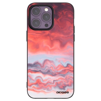Picasee crna silikonska maskica za Apple iPhone 14 Pro Max - Sunset