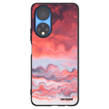 Picasee crna silikonska maskica za Honor X7 - Sunset