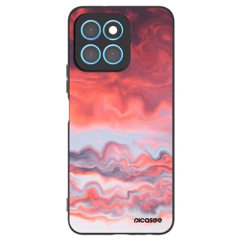 Picasee crna silikonska maskica za Honor X8 5G - Sunset