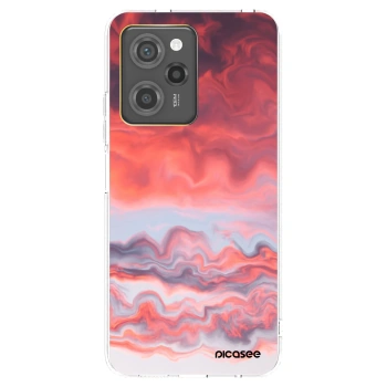 Picasee crna silikonska maskica za Xiaomi Poco X5 Pro - Sunset