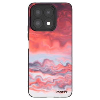 Picasee crna silikonska maskica za Honor X8a - Sunset