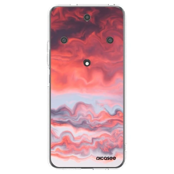 Picasee silikonska prozirna maskica za Honor Magic5 Lite 5G - Sunset