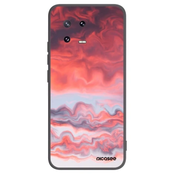 Picasee crna silikonska maskica za Xiaomi 13 Pro - Sunset