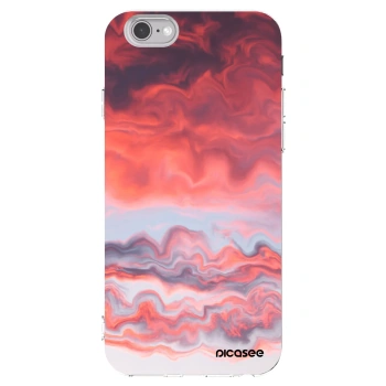 Picasee silikonska prozirna maskica za Apple iPhone 6/6S - Sunset