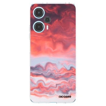 Picasee silikonska prozirna maskica za Xiaomi Poco F5 - Sunset
