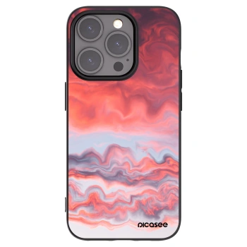Picasee crna silikonska maskica za Apple iPhone 15 Pro - Sunset