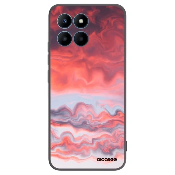 Picasee crna silikonska maskica za Honor 70 Lite - Sunset