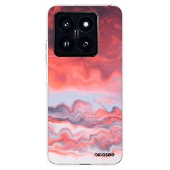 Picasee silikonska prozirna maskica za Xiaomi 14 Pro - Sunset