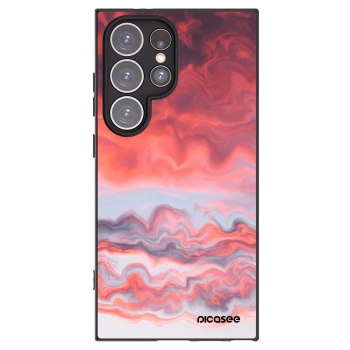 Picasee crna silikonska maskica za Samsung Galaxy S24 Ultra S928B 5G - Sunset