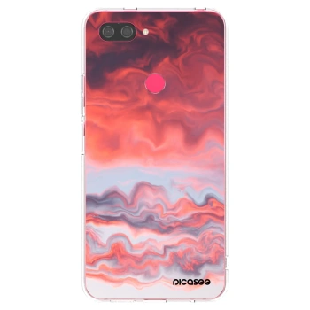 Picasee silikonska prozirna maskica za Xiaomi Mi 8 Lite - Sunset