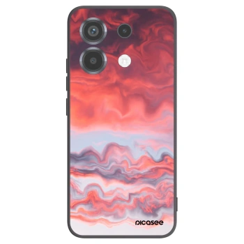 Picasee crna silikonska maskica za Xiaomi Poco X6 - Sunset