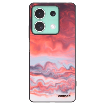 Picasee crna silikonska maskica za Xiaomi Redmi Note 13 5G - Sunset