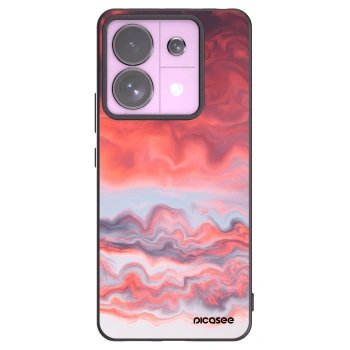 Picasee crna silikonska maskica za Xiaomi Redmi Note 13 Pro 5G - Sunset