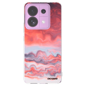 Picasee silikonska prozirna maskica za Xiaomi Redmi Note 13 Pro 5G - Sunset