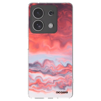 Picasee silikonska prozirna maskica za Xiaomi Redmi Note 13 4G - Sunset