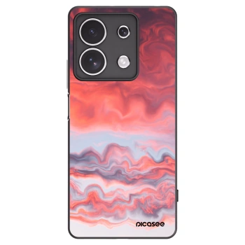 Picasee crna silikonska maskica za Xiaomi Redmi Note 13 4G - Sunset