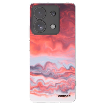 Picasee silikonska prozirna maskica za Xiaomi Redmi Note 13 Pro 4G - Sunset