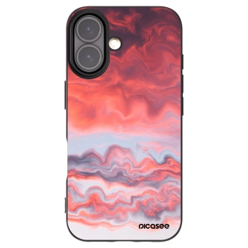 Picasee crna silikonska maskica za Apple iPhone 16 - Sunset