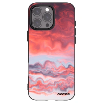 Picasee crna silikonska maskica za Apple iPhone 16 Pro Max - Sunset
