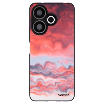 Picasee crna silikonska maskica za Xiaomi Redmi 13 4G - Sunset