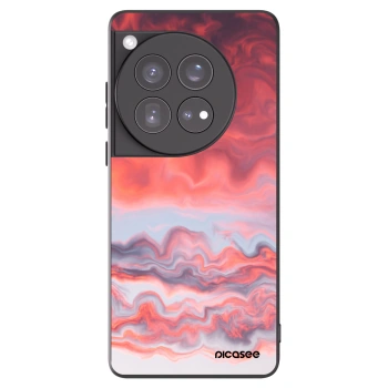 Picasee crna silikonska maskica za OnePlus 12 5G - Sunset