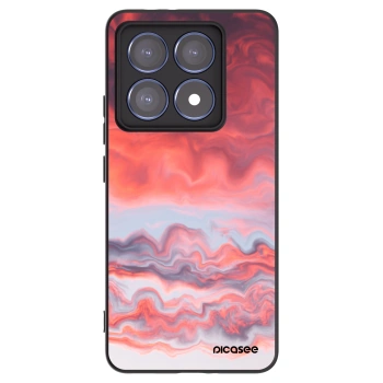 Picasee crna silikonska maskica za Xiaomi 14T Pro - Sunset