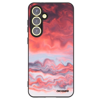 Picasee crna silikonska maskica za Samsung Galaxy S24 FE S721B - Sunset