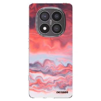 Picasee silikonska prozirna maskica za Xiaomi Redmi Note 14 Pro+ 5G - Sunset