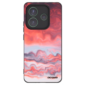 Picasee crna silikonska maskica za Xiaomi Redmi Note 14 5G - Sunset
