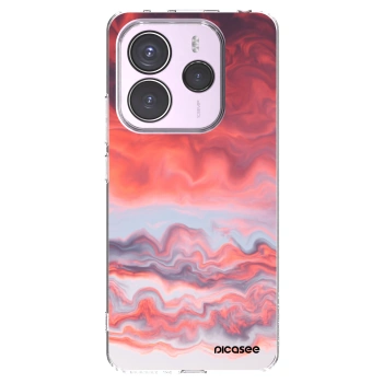 Picasee silikonska prozirna maskica za Xiaomi Redmi Note 14 5G - Sunset