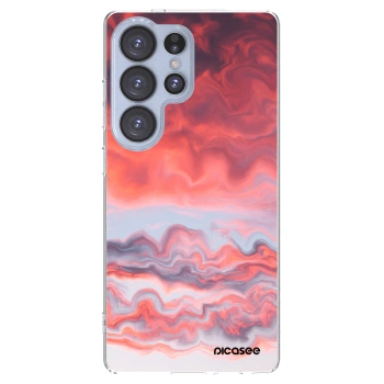 Picasee silikonska prozirna maskica za Samsung Galaxy S25 Ultra 5G - Sunset